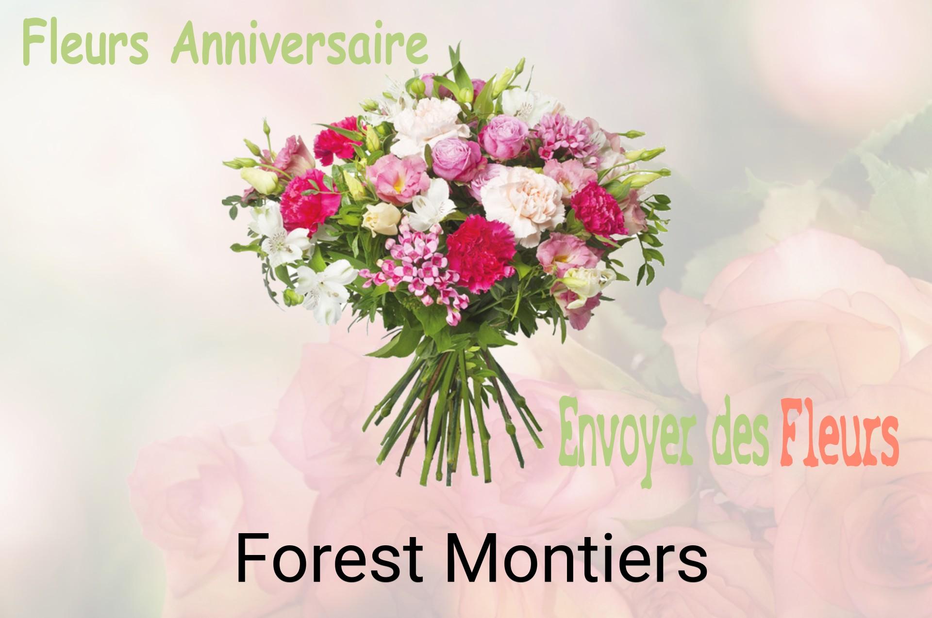 Bouquet de fleurs d’anniversaire livré à Forest-Montiers